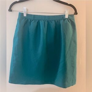 Forever 21 Vibrant Teal A-Line Skirt